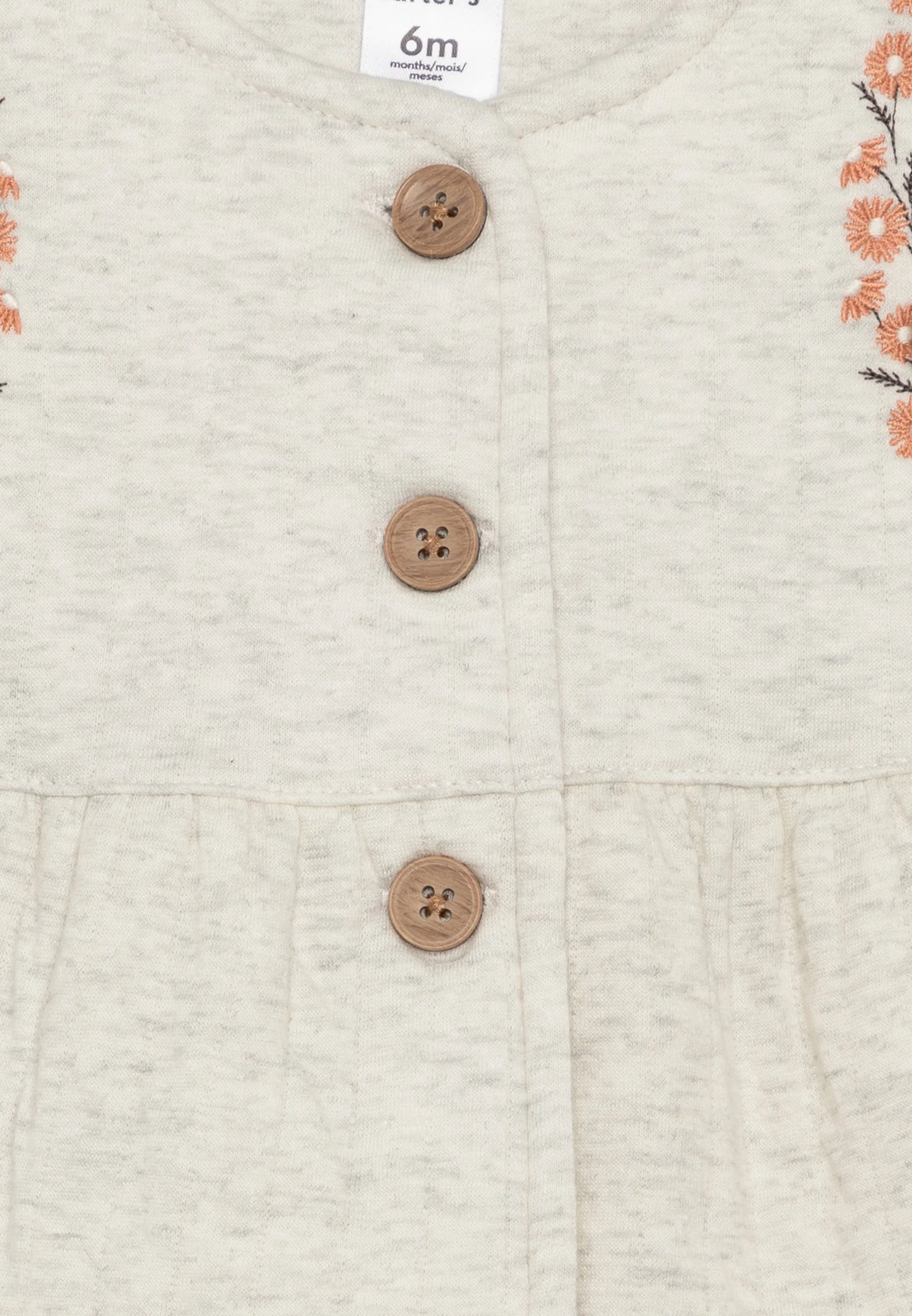 Set de 3 piezas de algodón para niña marca Carter´s