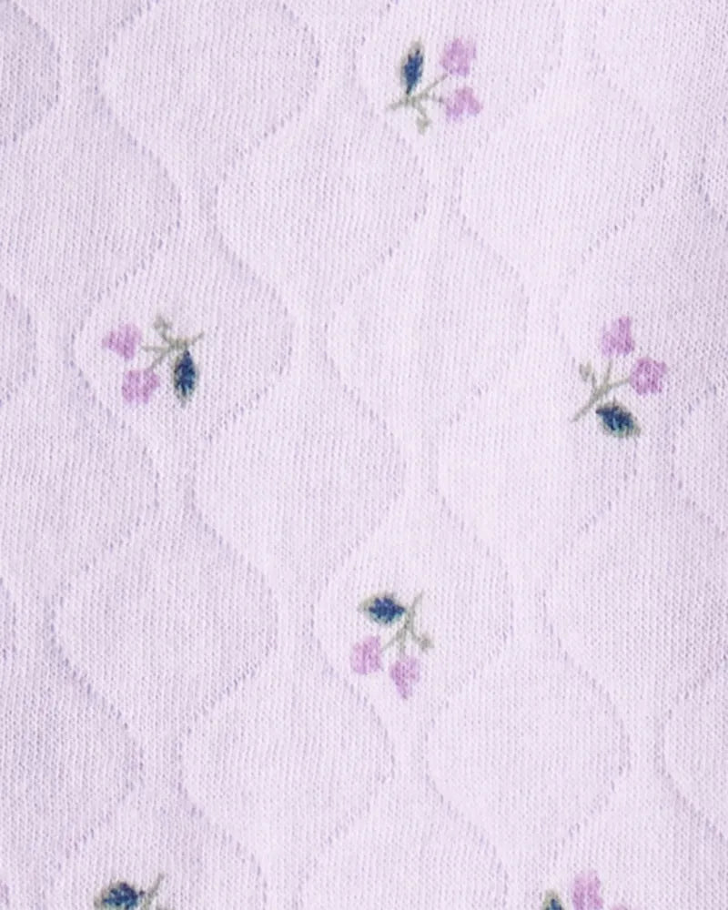 Set de 3 piezas de algodón para niña marca Carter's