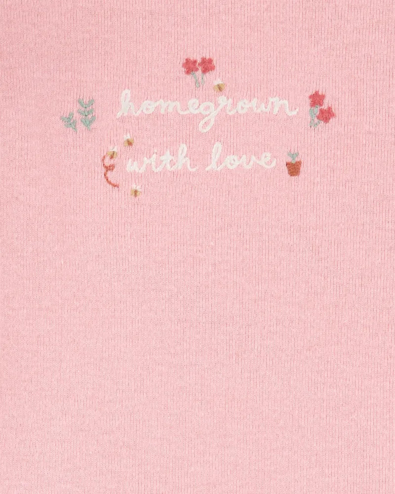 Set de 4 piezas de algodón para niña marca Carter's