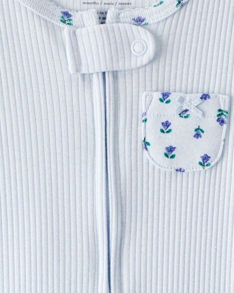 Mameluco de algodón para niña marca Carter´s