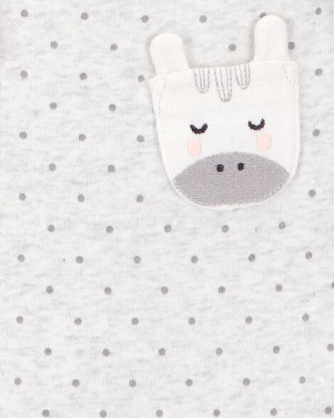 Set de 5 pañaleros de algodón para niña marca Carter´s