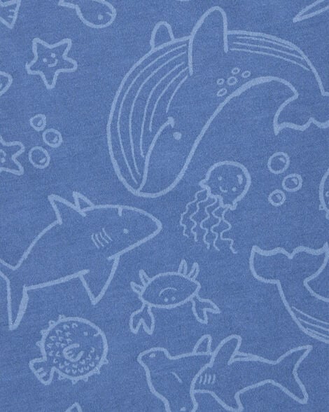 Playera resacada de algodón para niño marca Carter´s