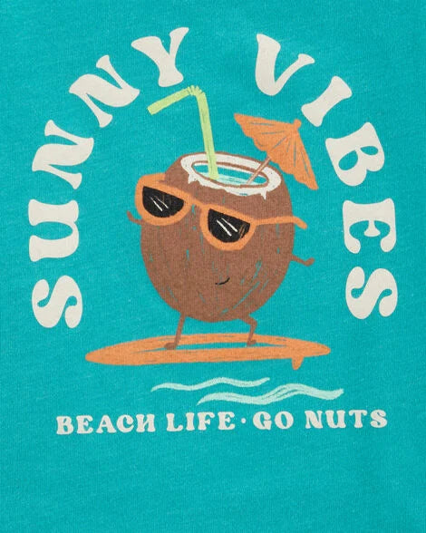 Set de 2 piezas de algodón para niño marca Carter´s