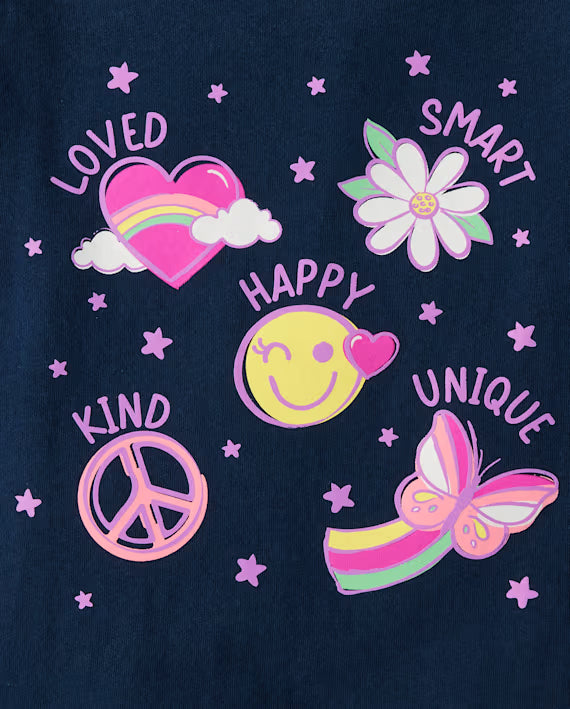 Playera de algodón para niña marca Children's Place