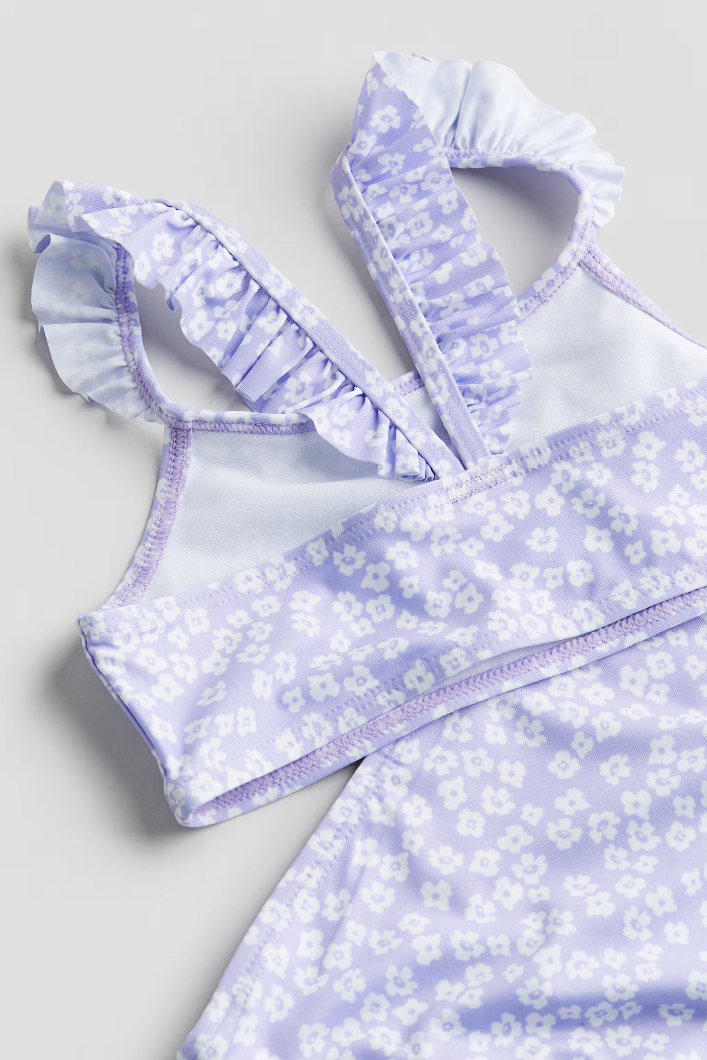Bikini de 2 piezas con olán para niña