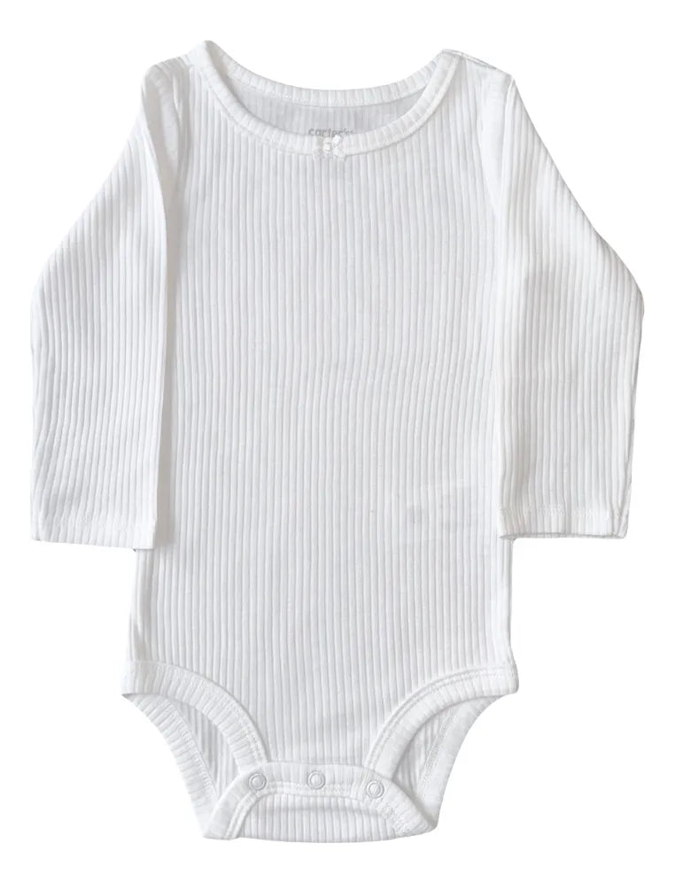 Set de cuatro pañaleros de algodón para niña marca Carter's