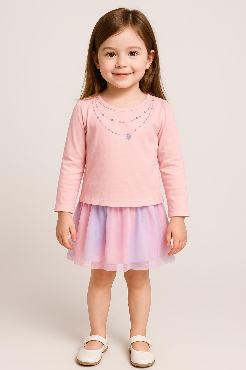 Set de 2 piezas de algodón para niña marca Carter's