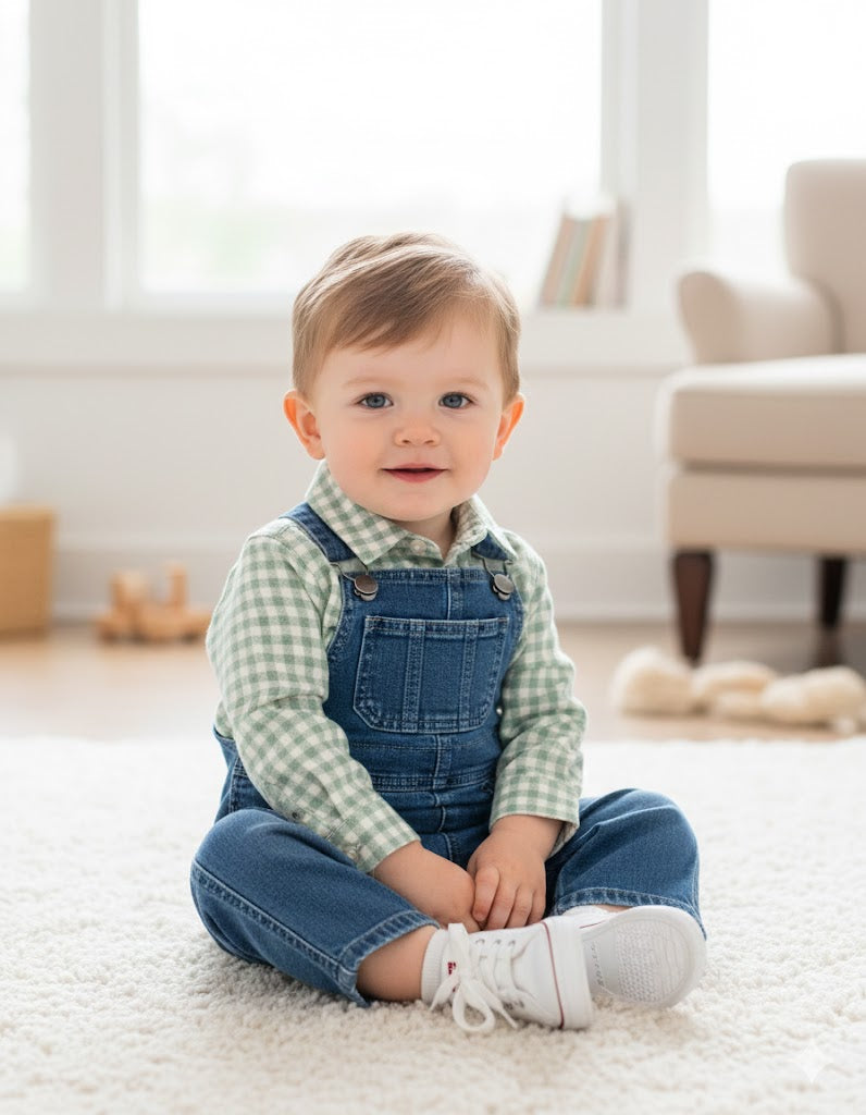 Set de 2 piezas de algodón para niño marca Carter's