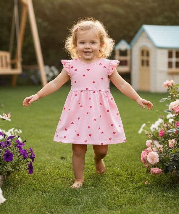 Vestido de algodón para niña marca H&M