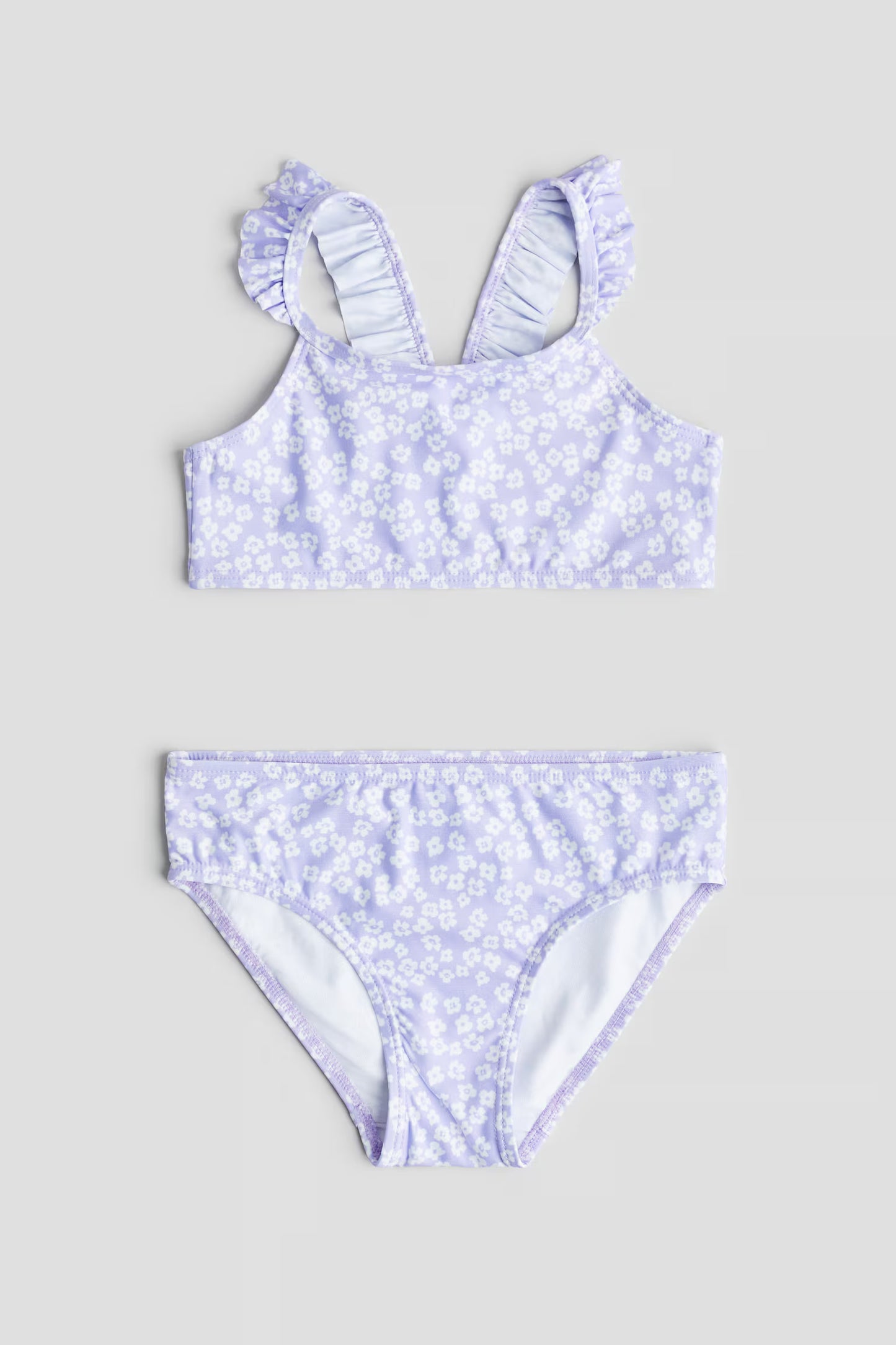 Bikini de 2 piezas con olán para niña