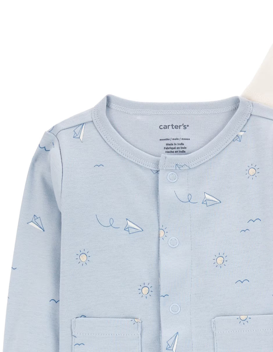 Set de 3 piezas de algodón para niño marca Carter´s