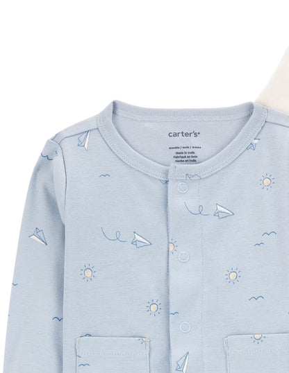 Set de 3 piezas de algodón para niño marca Carter´s