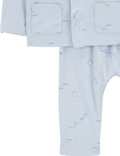 Set de 3 piezas de algodón para niño marca Carter´s