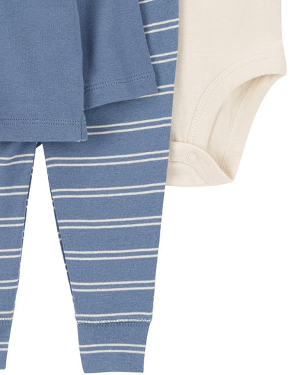 Set de 3 piezas de algodón para niño marca Carter´s