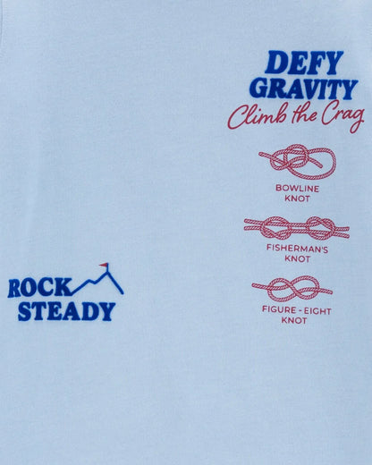 Playera manga larga de algodón para niño marca Carter's