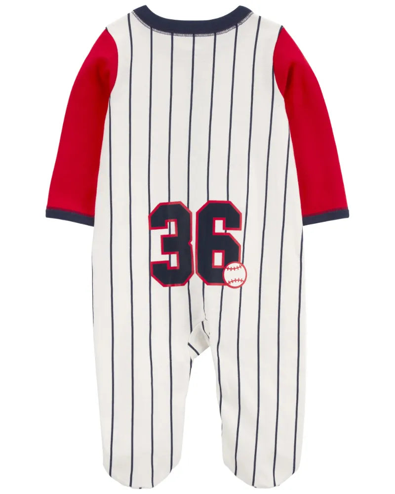 Mameluco de beisbol de algodón para niño marca Carter´s