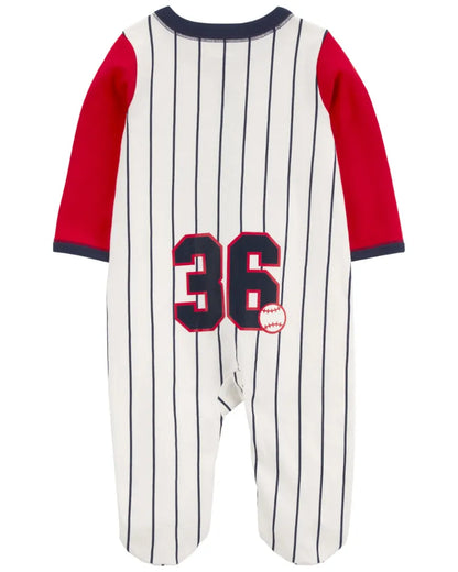 Mameluco de beisbol de algodón para niño marca Carter´s