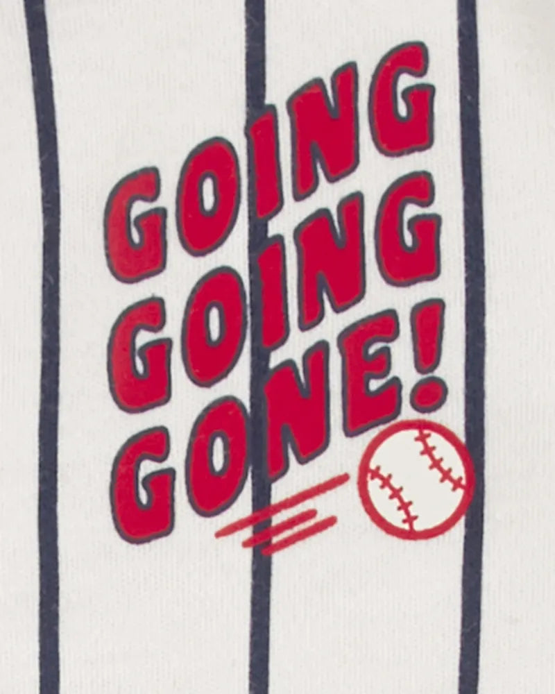 Mameluco de beisbol de algodón para niño marca Carter´s