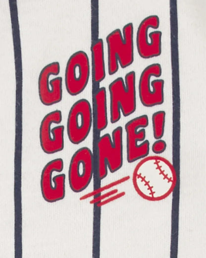 Mameluco de beisbol de algodón para niño marca Carter´s