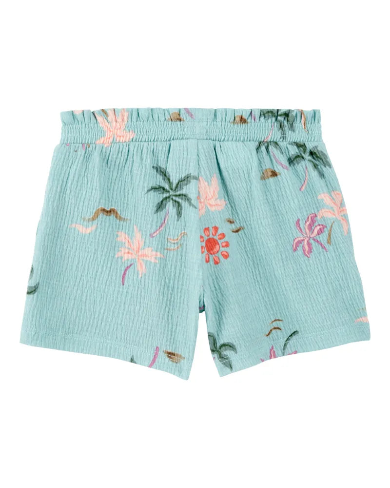 Short de algodón para niña marca Carter's