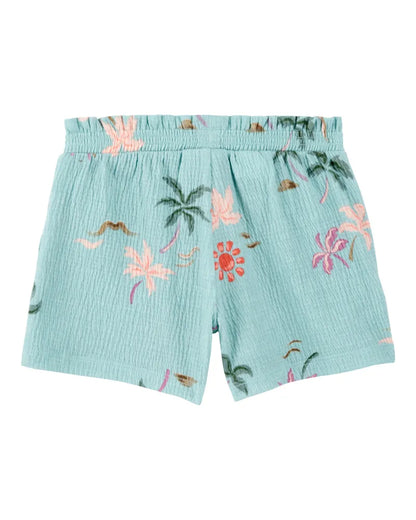 Short de algodón para niña marca Carter's