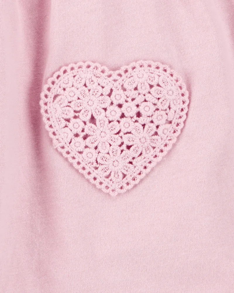 Romper vestido de algodón para niña marca Carter´s