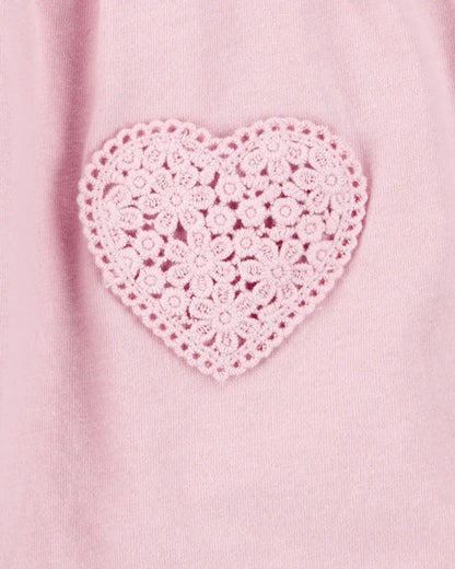 Romper vestido de algodón para niña marca Carter´s