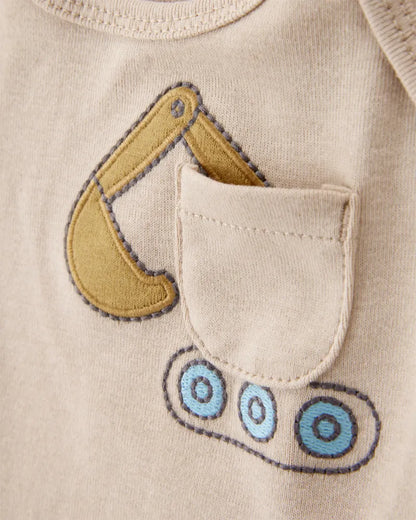 Set de 5 pañaleros de algodón para niño marca Carter´s