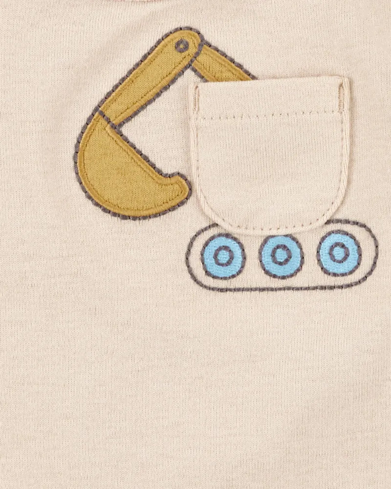 Set de 5 pañaleros de algodón para niño marca Carter´s