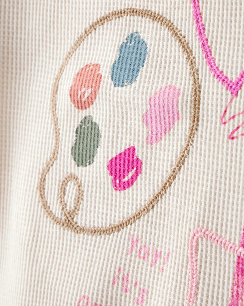 Blusa de algodón para niña marca Carter's