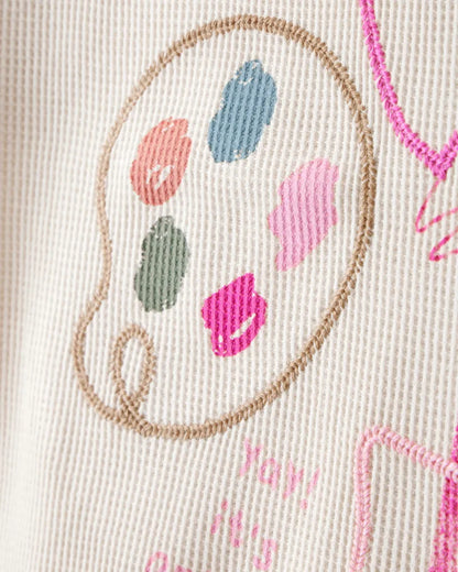 Blusa de algodón para niña marca Carter's