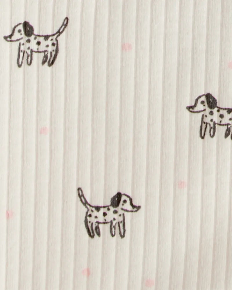 Set de 2 piezas de algodón para niña marca Carter's