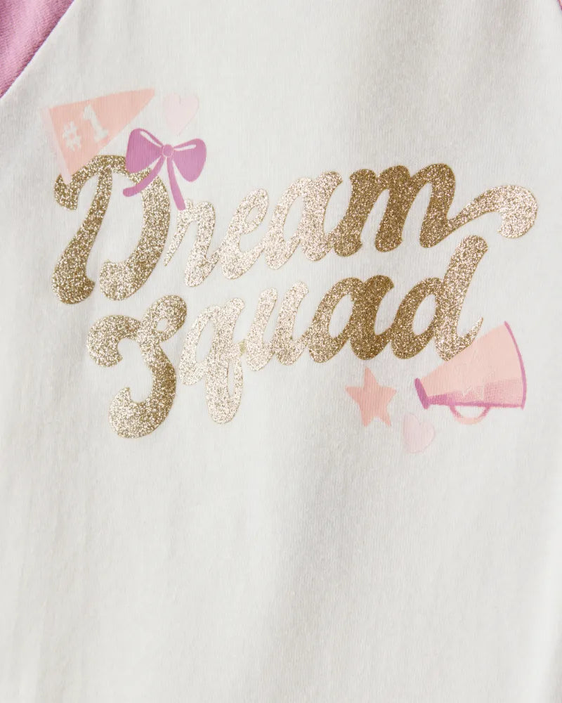 Dúo de pijamas de algodón para niña marca Carter´s