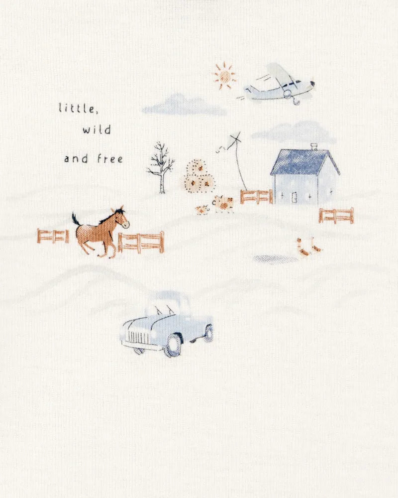 Set de 3 piezas de algodón para niño marca Carter's