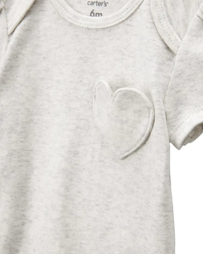 Set de 5 pañaleros de algodón para niña marca Carter´s