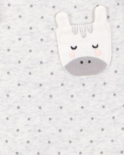 Set de 5 pañaleros de algodón para niña marca Carter´s