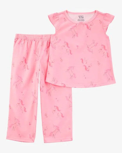 Pijama de 2 piezas de algodón para niña marca Carter´s