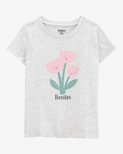Playera de algodón de niña Oshkosh B'gosh