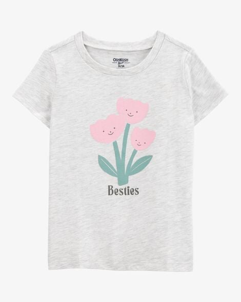 Playera de algodón de niña Oshkosh B'gosh