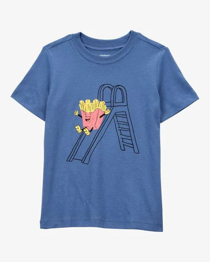 Playera de algodón para niño marca Carter´s