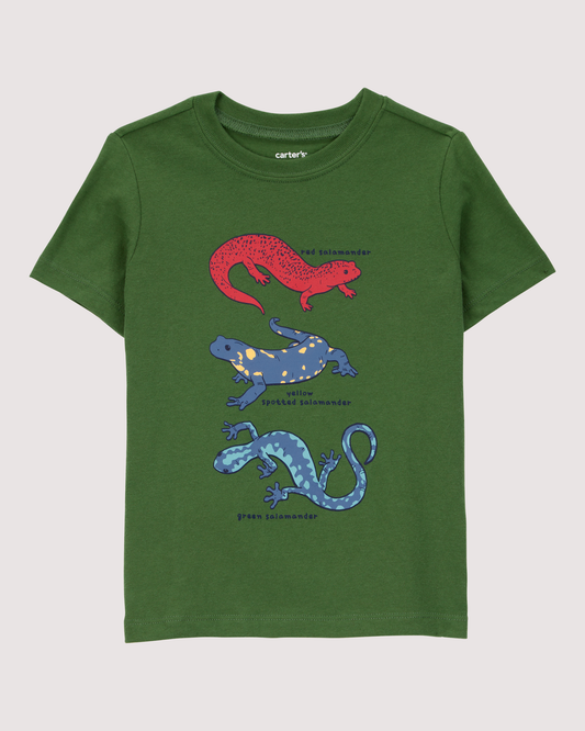 Playera de algodón para niño marca Carter's