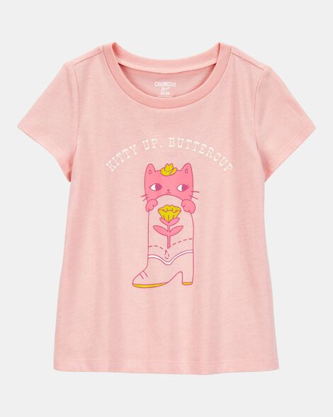 Blusa de algodón para niña marca Oshkosh B'Gosh