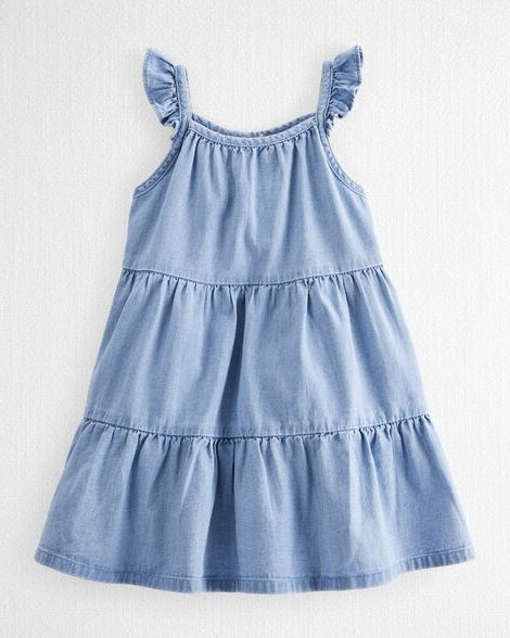 Vestido de algodón para niña marca Carter´s