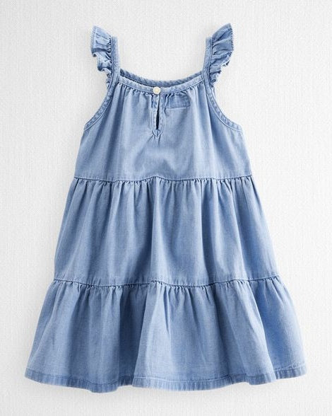 Vestido de algodón para niña marca Carter´s