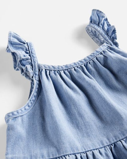 Vestido de algodón para niña marca Carter´s