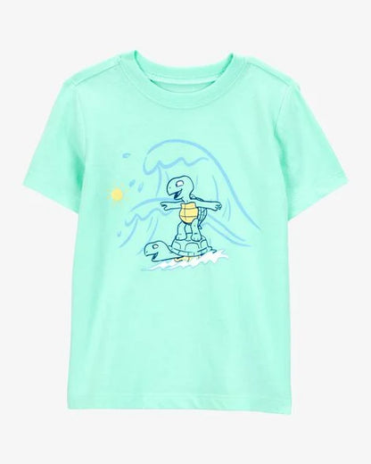 Playera de algodón para niño marca Carter´s