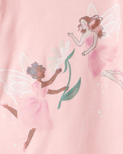 Dúo de pijamas de algodón para niña marca Carter´s