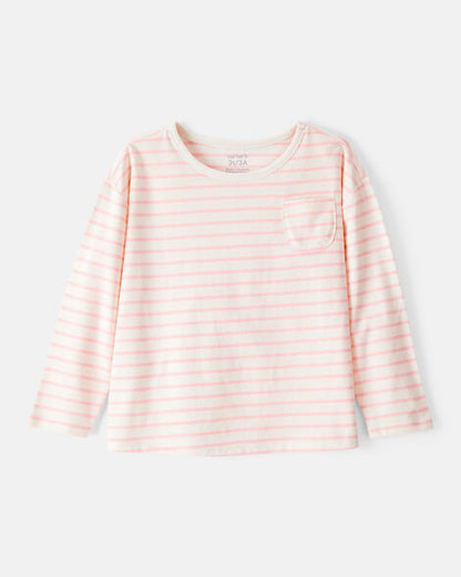 Blusa de algodón para niña marca Carter's