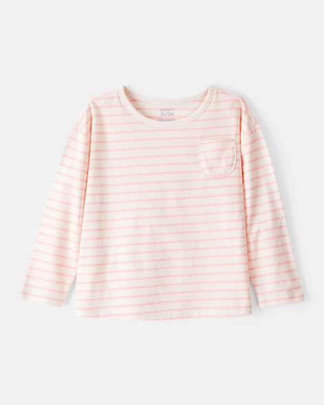 Blusa de algodón para niña marca Carter's