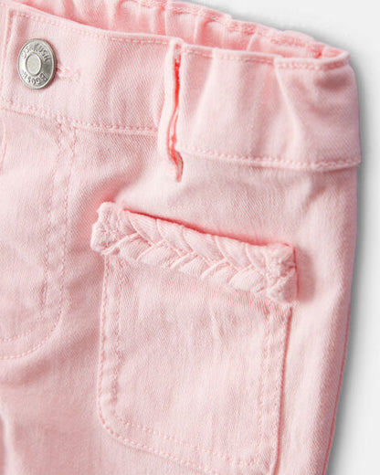 Pantalón de mezclilla acampanado para niña marca Carter's